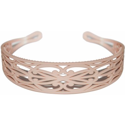 Čelenka vyřezávaný vzor béžová – Zboží Dáma