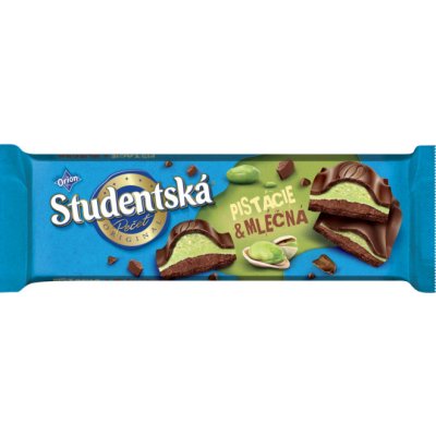 Orion Studentská Pečeť Pistácie Mléčná 240 g – Sleviste.cz