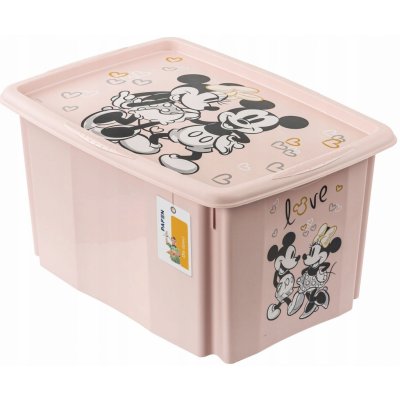 Keeeper Box Minnie Mouse love 45 l růžový/pudrová – Zboží Mobilmania