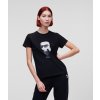 Dámská Trička KARL LAGERFELD IKONIK 2.0 KARL T-SHIRT černá