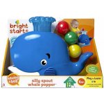 BRIGHT STARTS Hračka hudební světelná velryba Popper 6m+ – Sleviste.cz