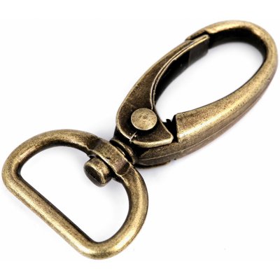 KARABINKA otočná 20mm Kovový komponent: Staromosaz – Hledejceny.cz