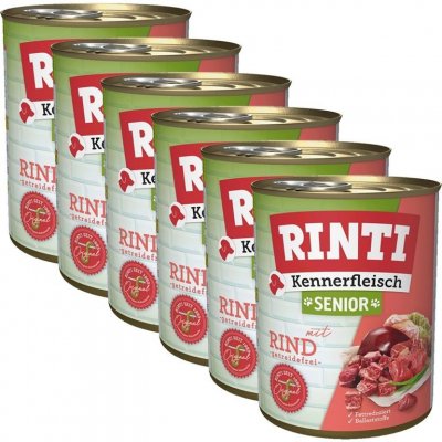 Rinti Kennerfleisch Senior Hovězí 6 x 800 g – Hledejceny.cz