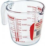 Skleněná odměrka s nálevkou Pyrex 500ml – Hledejceny.cz