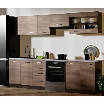 Halmar Kuchyňská linka AMANDA 1 260 skořicová akácie – Zboží Dáma