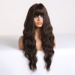 Vlnitá paruka Reese tmavě hnědá – Zboží Mobilmania