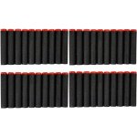 LEANToys Pěnová nábojová pistole 40dílná červený černý terč – Zboží Dáma