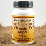 Healthy Origins Vitamin K2 jako MK-7 100 μg x 60 kapslí – Hledejceny.cz