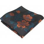 Quentino pánský kapesníček s cihlovým květinovým vzorem KPSV02 černý – Hledejceny.cz