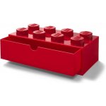 LEGO® Stolní box se zásuvkou 8 červená 40211730 – Zboží Mobilmania