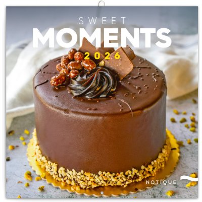 Nástěnný poznámkový NOTIQUE Sladké chvilky 30 x 30 cm 2026 – Zbozi.Blesk.cz