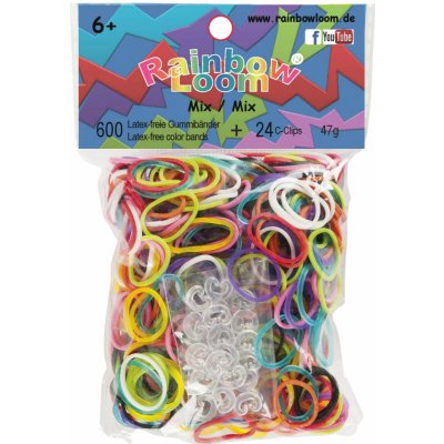 RAINBOW LOOM Original gumičky 600 kusů mix barev – Zboží Dáma