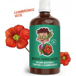 Herbavis Herbik Pomocníček bezlihový extrakt z Lichořeřišnice 100 ml