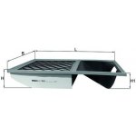 Vzduchový filtr MAHLE LX 3583 – Hledejceny.cz