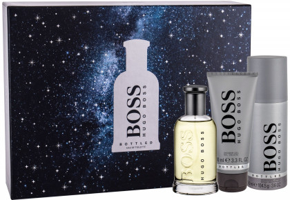 Hugo Boss Boss Bottled No.6 pro muže EDT 100 ml + sprchový gel 100 ml + deospray 150 ml dárková sada