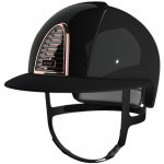 KEP Italia Bezpečnostní jezdecká přilba Cromo 2.0 Shine Nero Swarovski Polo černá – Zboží Dáma
