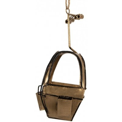 Clayre & Eef Vánoční ozdoba retro kabinka lanovky - 7*7*17 cm – Hledejceny.cz