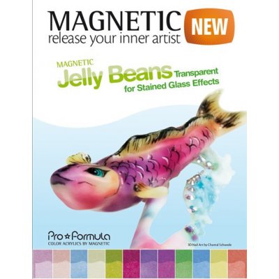 Magnetic Nail Jellybeans - akrylové pudry na nehty Pro Formula 12 x 3 g – Zbozi.Blesk.cz