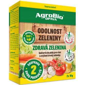 AgroBio ZDRAVÁ zelenina odolnost zeleniny 1x10 g + 1x10 g