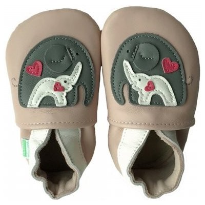 Hopi Hop kožené capáčky barefoot máma a slůně – Sleviste.cz