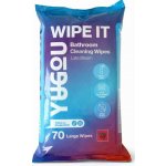 Yugou čistící ubrousky na povrchy v koupelně, Wipe It! Late Bloom 70 ks – Hledejceny.cz