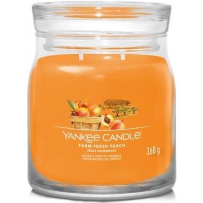 Yankee Candle Signature Farm Fresh Peach YC Signature 368g – Zbozi.Blesk.cz