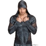 NEK Lesklé pánské triko se vzorem hadí kůže, dlouhými rukávy a kapucí NEK – Zboží Dáma