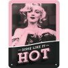 Obraz Postershop Plechová cedule: Marilyn Monroe (Some Like It Hot) - 20x15 cm