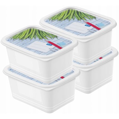 Rotho Domino sada dóz do mrazničky 4x0.75 l – Zboží Mobilmania