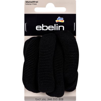 ebelin gumičky černé 6 ks – Zboží Dáma