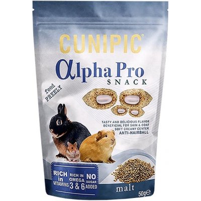 Cunipic Alpha Pro Snack Anti-Hairball Malt slad 50 g – Zboží Mobilmania