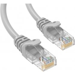 Conexpro PC5U-10 patch, UTP, CAT5e, 10m, šedý