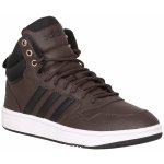 adidas Hoops 3.0 Mid WTR brown/core black/gold matt – Zboží Dáma