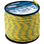 CONNEX PES pletené lano 16pramenné, 3 mm × 25 m, žlu./zel./modrá – Sleviste.cz