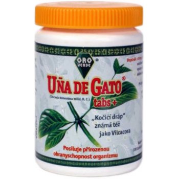 Oro Verde Uňa de Gato Vilcacora Kočičí dráp tabs+ tablety 600 mg x 100