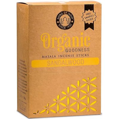 Song of India Vonné tyčinky Organic Masala Sandalwood 15 g