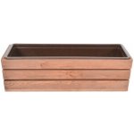 Rojaplast Truhlík MODERN 51 cm - s plastovým květináčem, hnědá – Hledejceny.cz