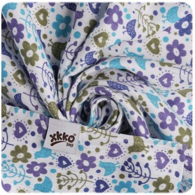 Kikko / Xkko Bambusová osuška XKKO BMB Flowers&Birds Boys 90x100cm – Zboží Dáma