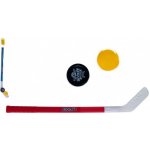 Teddies Hokejka plast 73cm s pukem a míčkem 2 barvy v síťce – Sleviste.cz