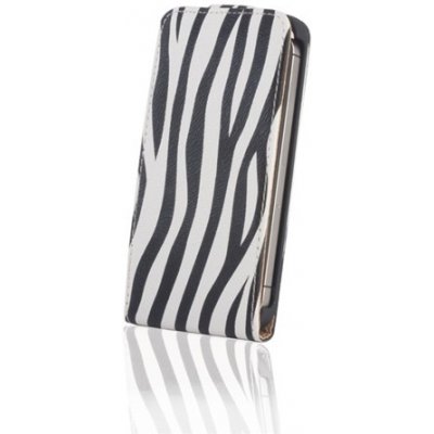 Pouzdro SLIGO Slim Samsung i9500 i9505 Galaxy S4 Zebra Style – Zboží Mobilmania