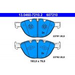 Sada brzdových destiček ATE 13.0460-7210 (AT 607210) | Zboží Auto