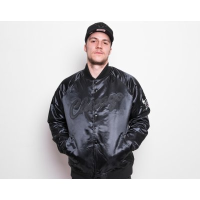 Mitchell & Ness New York Knicks Tough Season Satin Jacket Tonal Black – Zboží Dáma