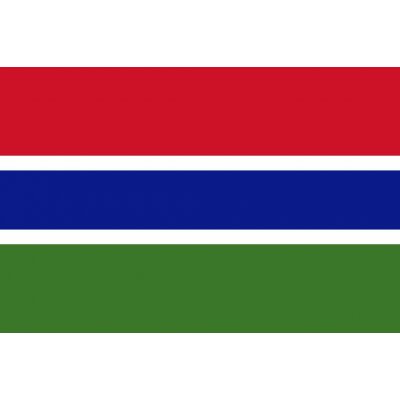 Gambie vlaječka - 11 x 16 cm - nasunutí, zavěšení – Zboží Mobilmania