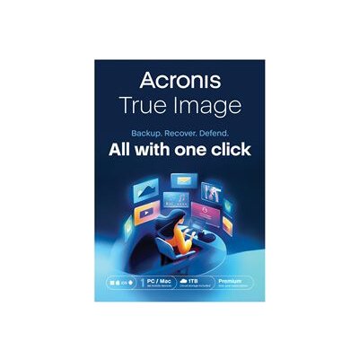 Acronis True Image Premium, Licence na předplatné (1 rok), 1 poč – Zboží Živě