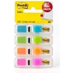3M POSTIT Samolepicí záložky se zásobníkem, mix neonových barev, 12 x 43 mm, 4x 35 listů, 3M POSTIT 7100019101 – Hledejceny.cz