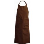 Kariban Zástěra s laclem K885 Chocolate – Hledejceny.cz