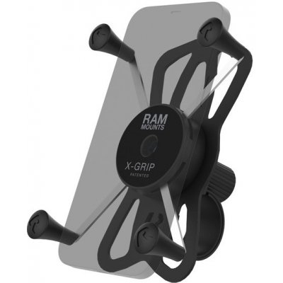 Kompletní sestava držáku pro velké telefony X-Grip se "Tough-Strap" stahovacím upínaním na řidítka, RAM Mounts – Zbozi.Blesk.cz