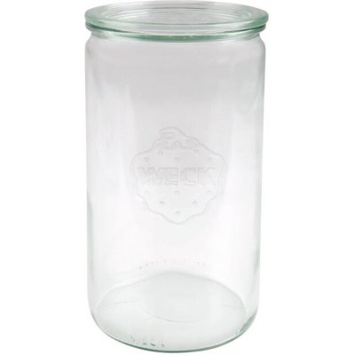 J. Weck Sklenice zavařovací válcová Weck ZYLINDERGLAS víčko 100 mm 6 ks x 1590 ml – Hledejceny.cz