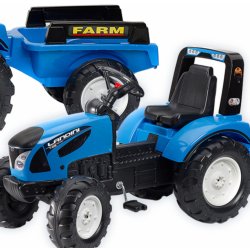 Falk Šlapací traktor Landini s vlečkou 3010