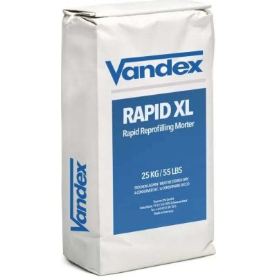 VANDEX Rapid XL Rychlá reprofilační malta 25kg – Zboží Mobilmania